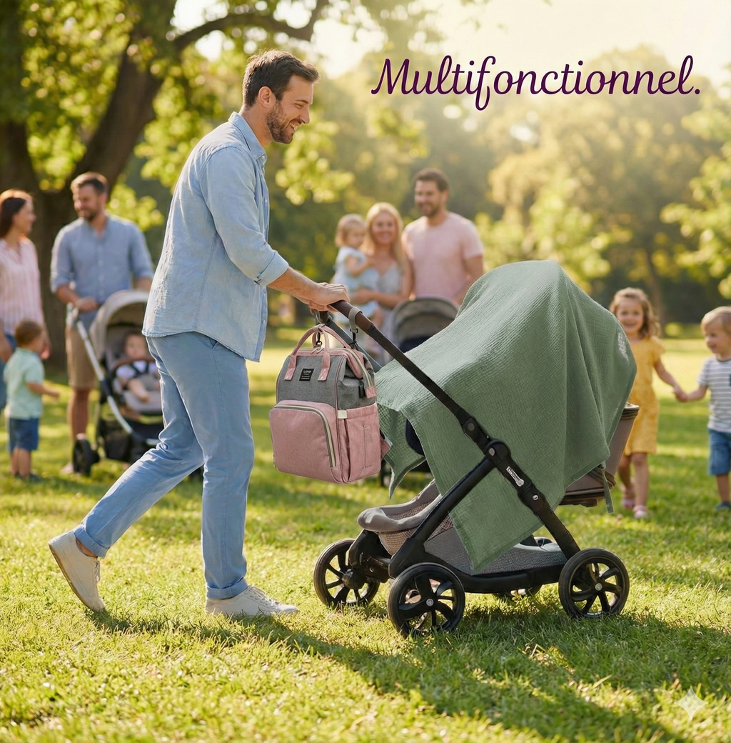 Cape d'Allaitement "Cocon" – 100% Gaze de Coton