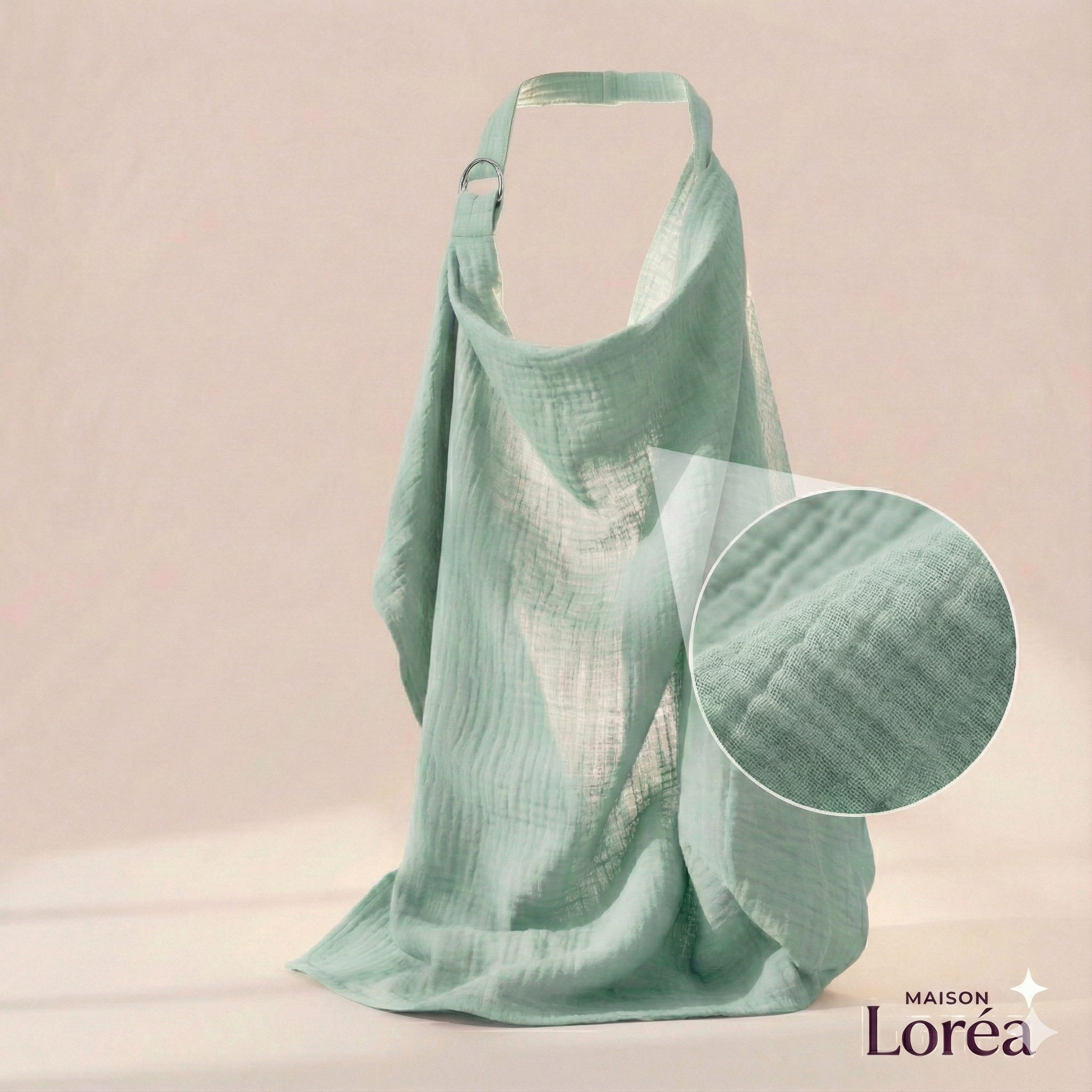 Cape d'Allaitement "Cocon" – 100% Gaze de Coton