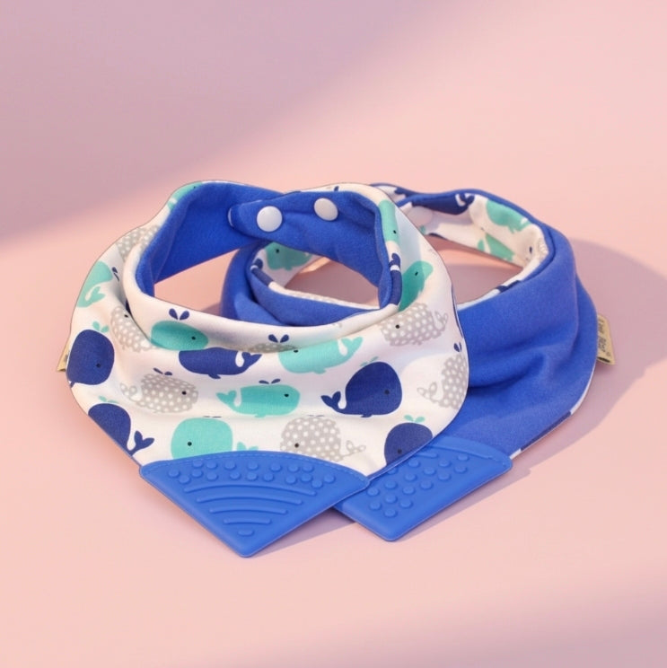 Bavoir Bandana de Dentition & Anti-Perte