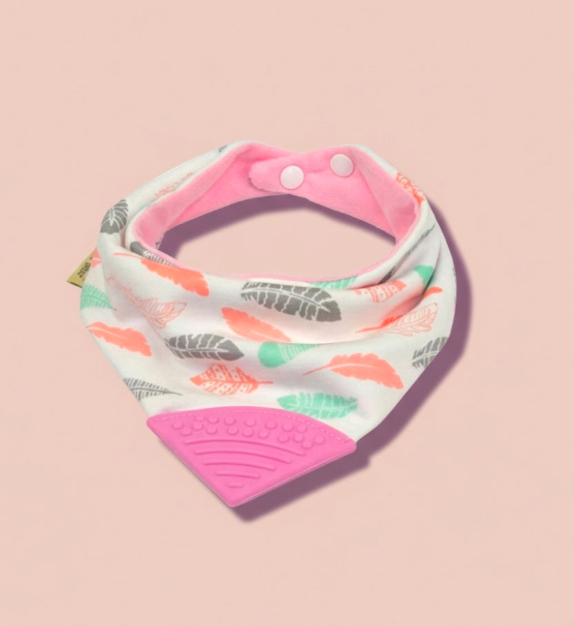Bavoir Bandana de Dentition & Anti-Perte