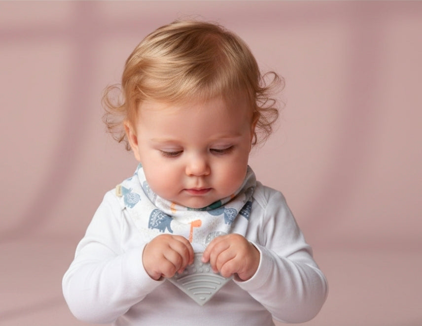 Bavoir Bandana de Dentition | Hygiène Maximale & Anti-Perte