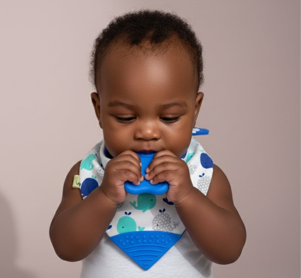 Bavoir Bandana de Dentition & Anti-Perte