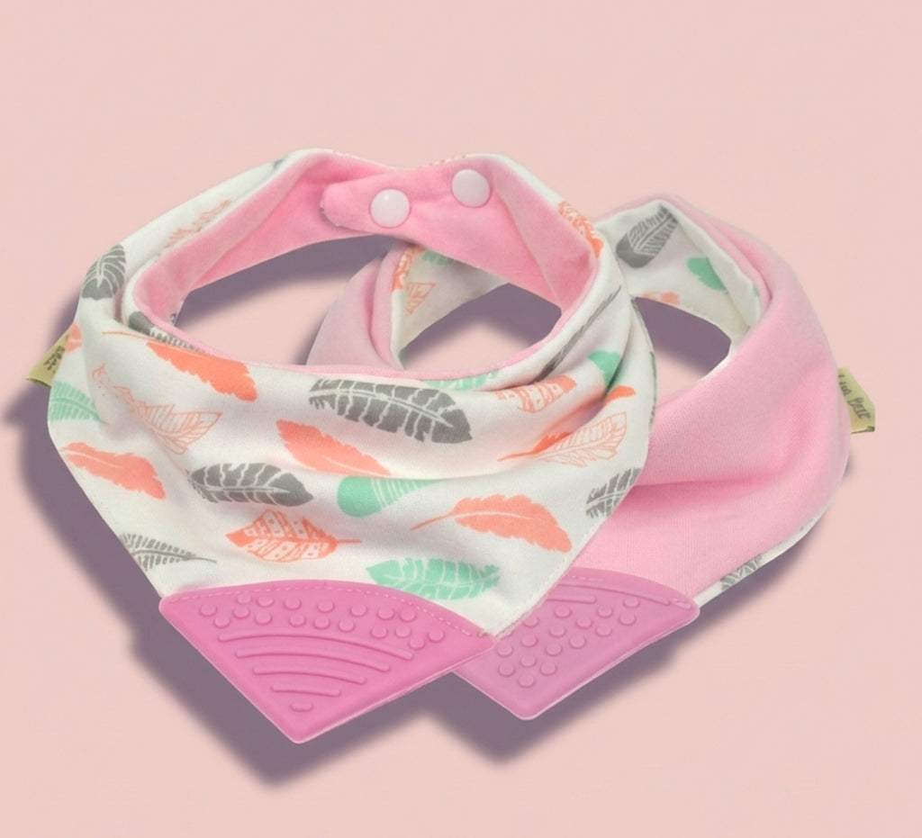 Bavoir Bandana de Dentition & Anti-Perte